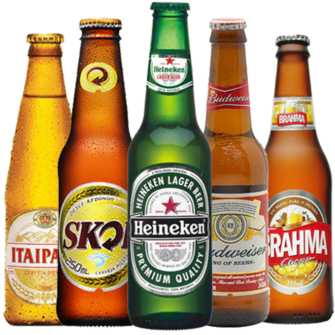 Cervejas das principais marcas
